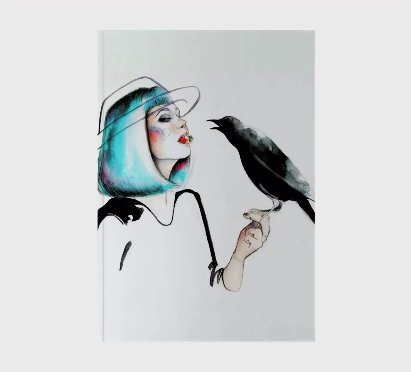 Crow notebook by Ina Stanimirova