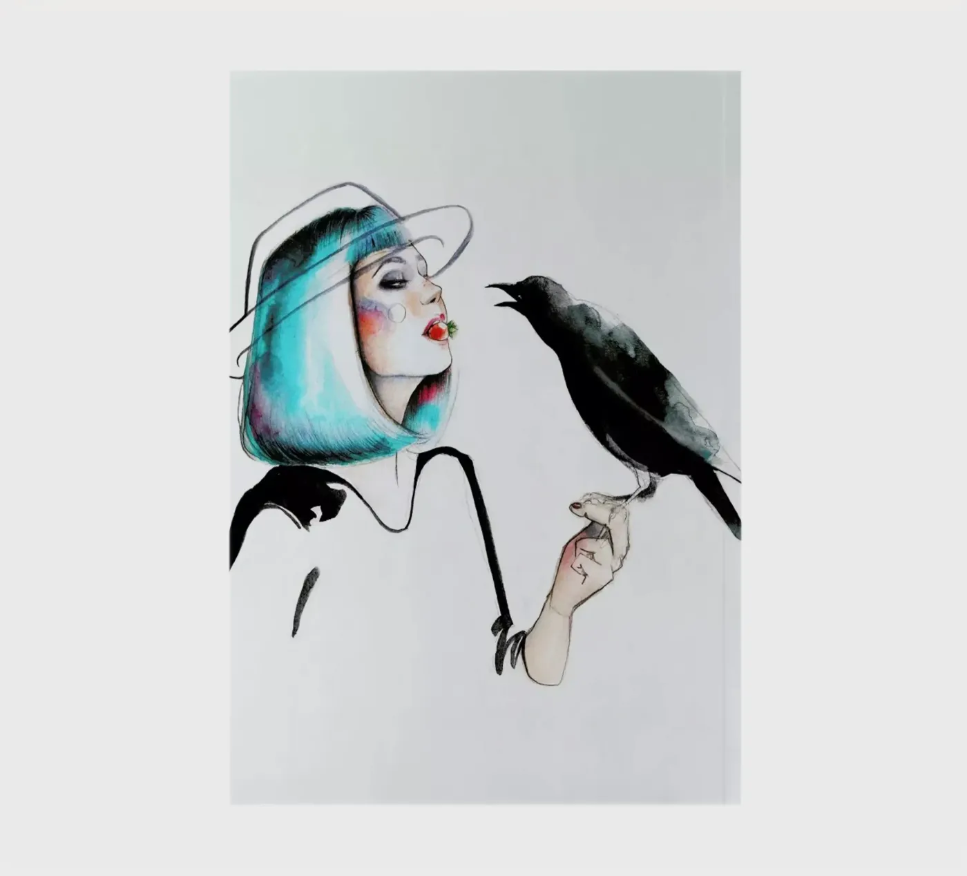 Crow notebook by Ina Stanimirova