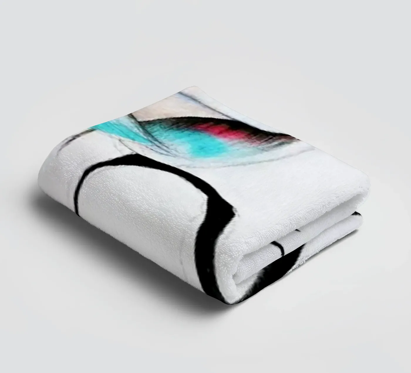 Crow badhanddoek van Ina Stanimirova