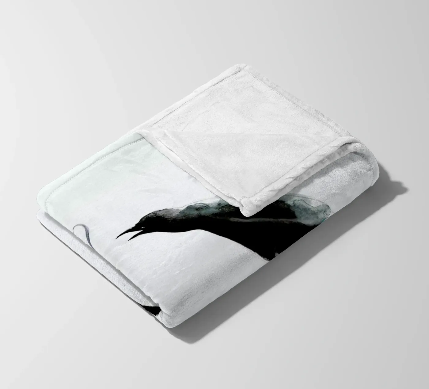 Crow coperta in pile da Ina Stanimirova