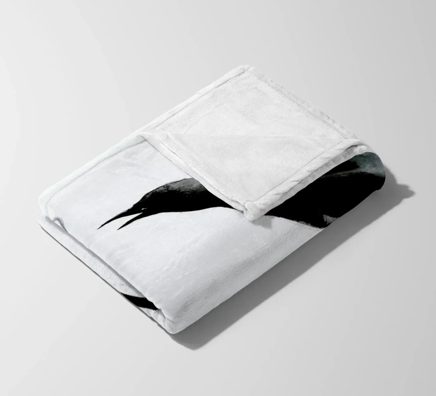 Crow coperta in pile da Ina Stanimirova