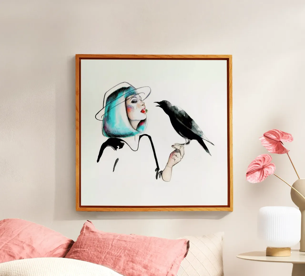 Crow plexiglass da Ina Stanimirova