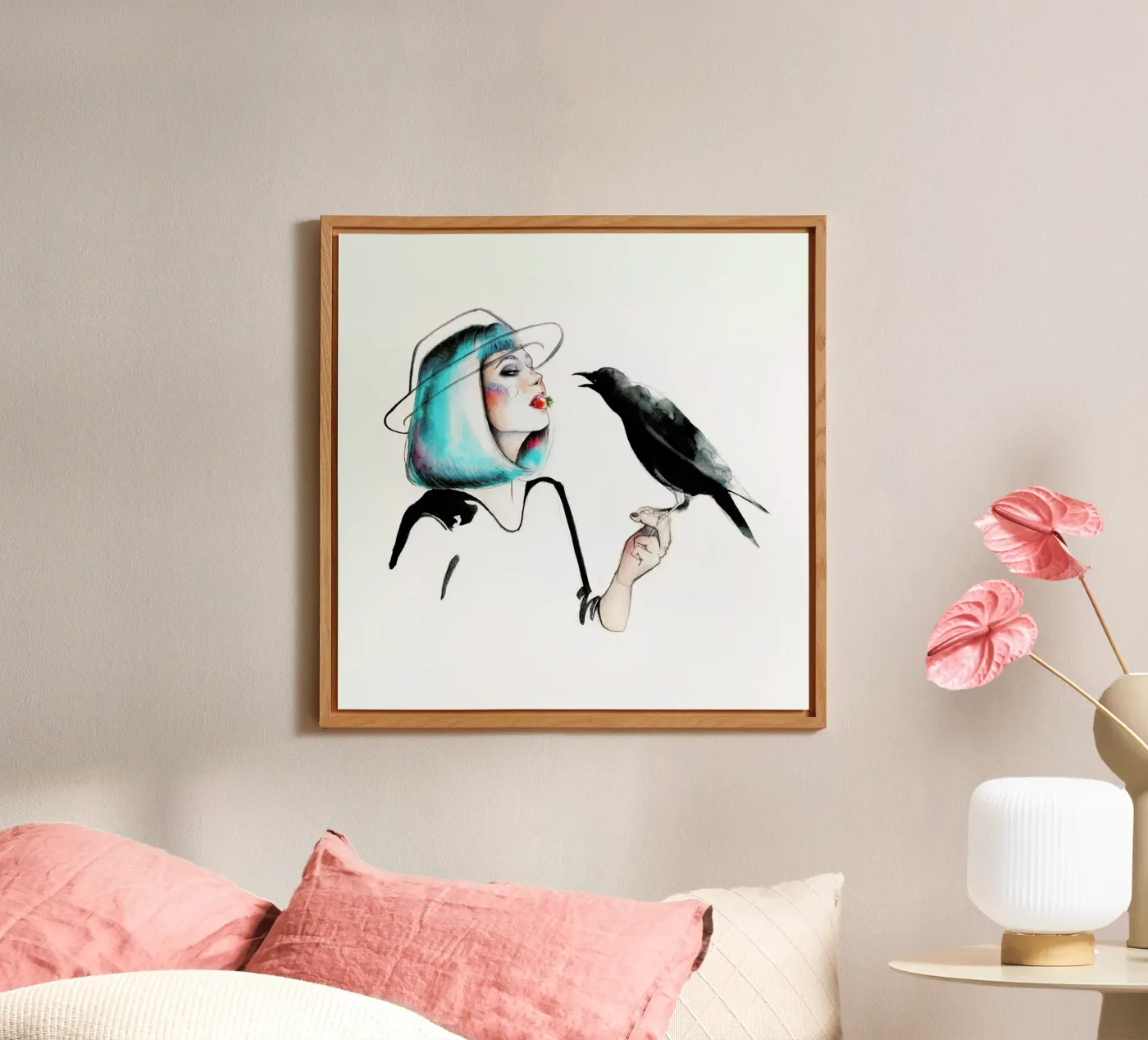 Crow forex plate by Ina Stanimirova
