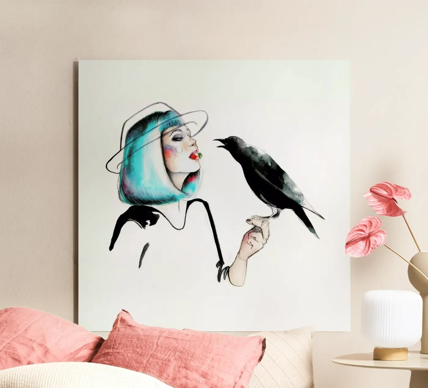 Crow forex plate by Ina Stanimirova