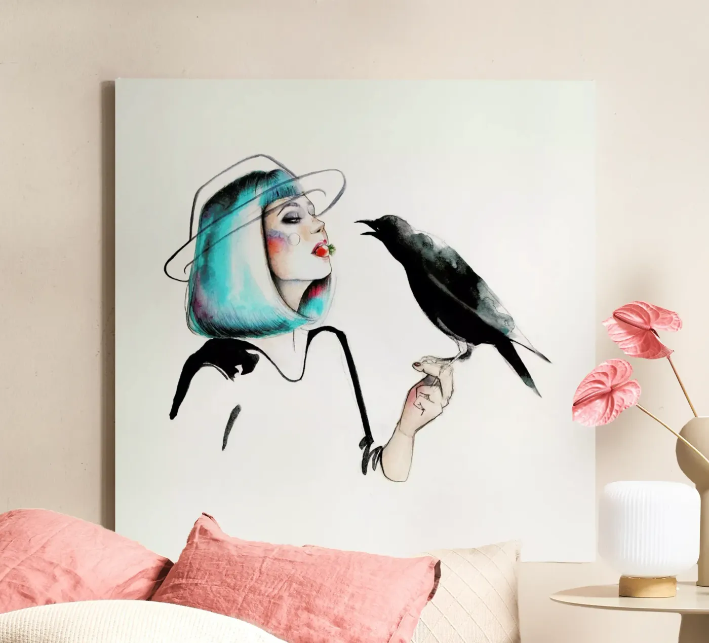 Crow tela da Ina Stanimirova