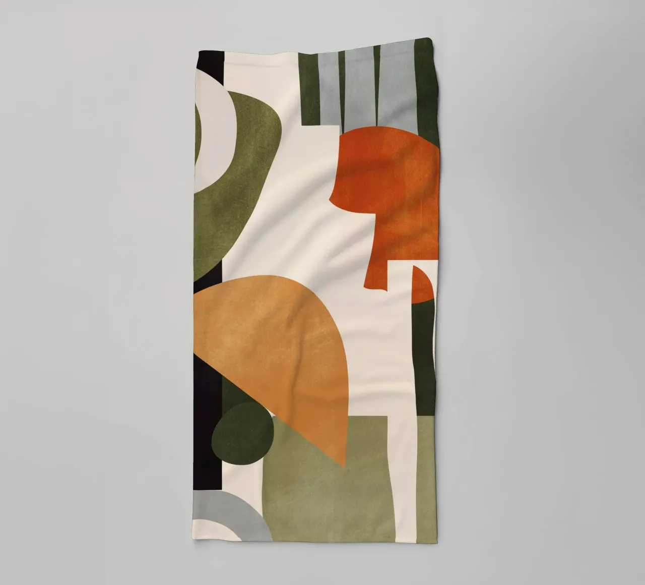 Abstracte kunst 42 badhanddoek van ThingDesign