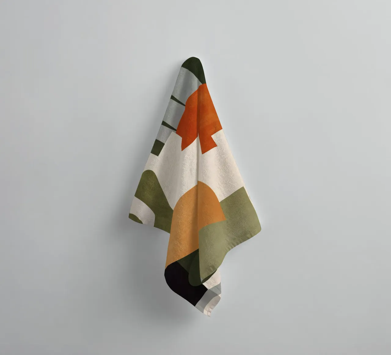 Abstracte kunst 42 badhanddoek van ThingDesign
