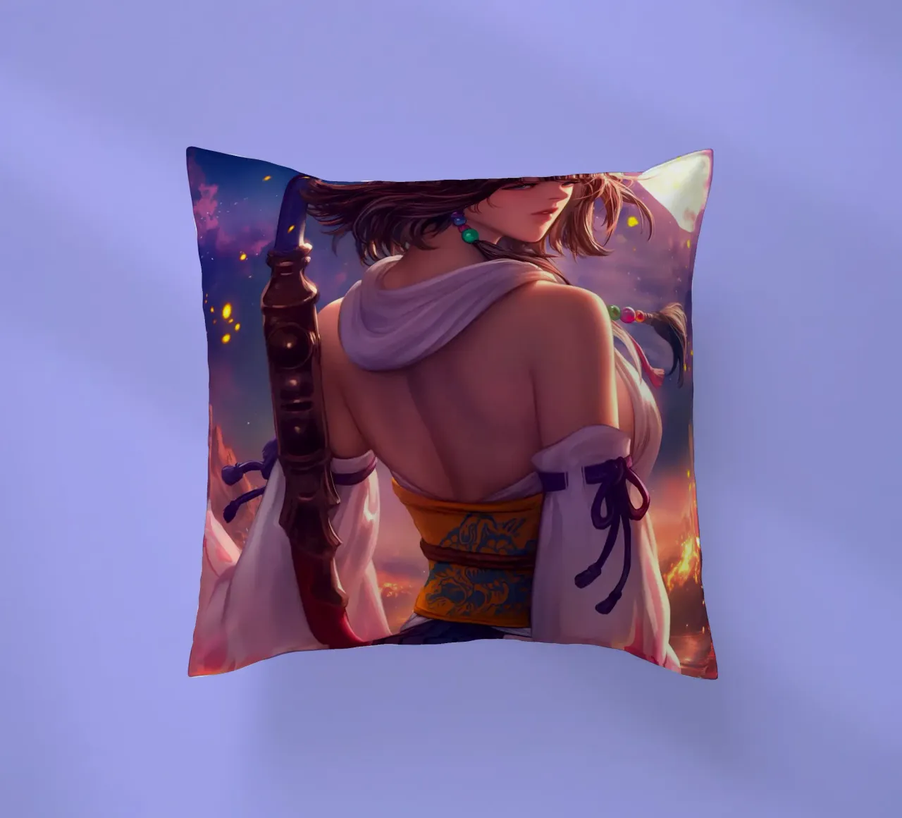 Yuna Final Fantasy X FFX cuscino da Chimera Canvas