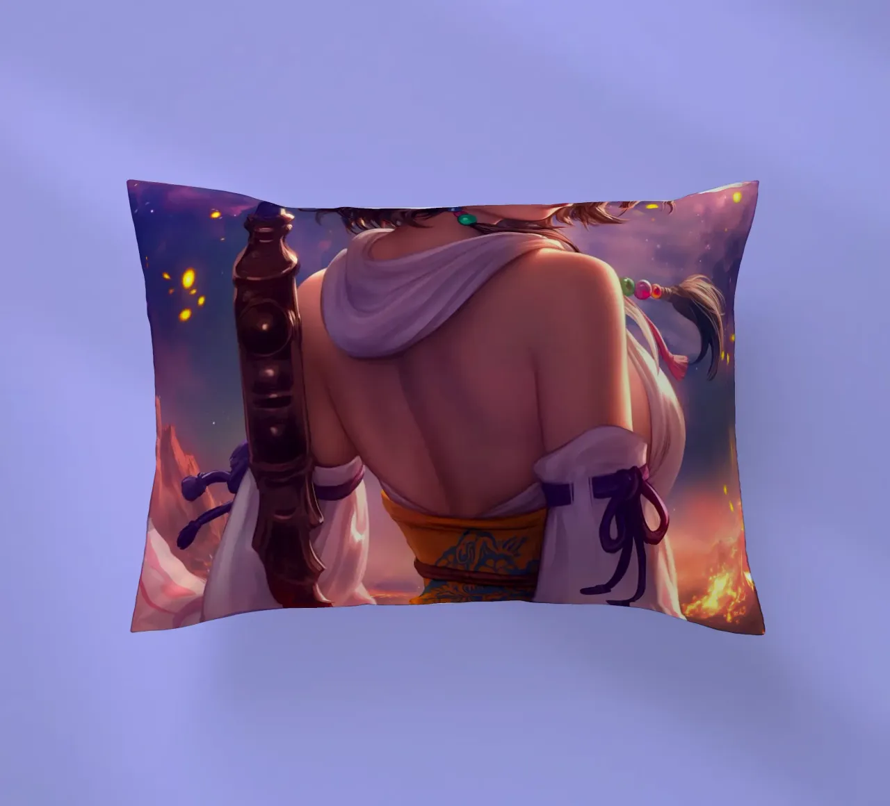 Yuna Final Fantasy X FFX cuscino da Chimera Canvas