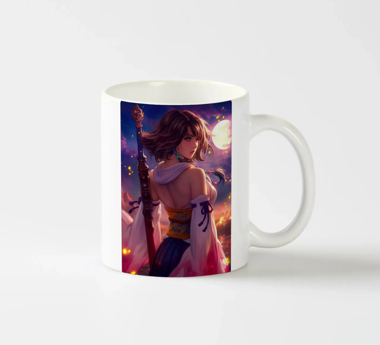 Yuna Final Fantasy X FFX tazza in ceramica da Chimera Canvas