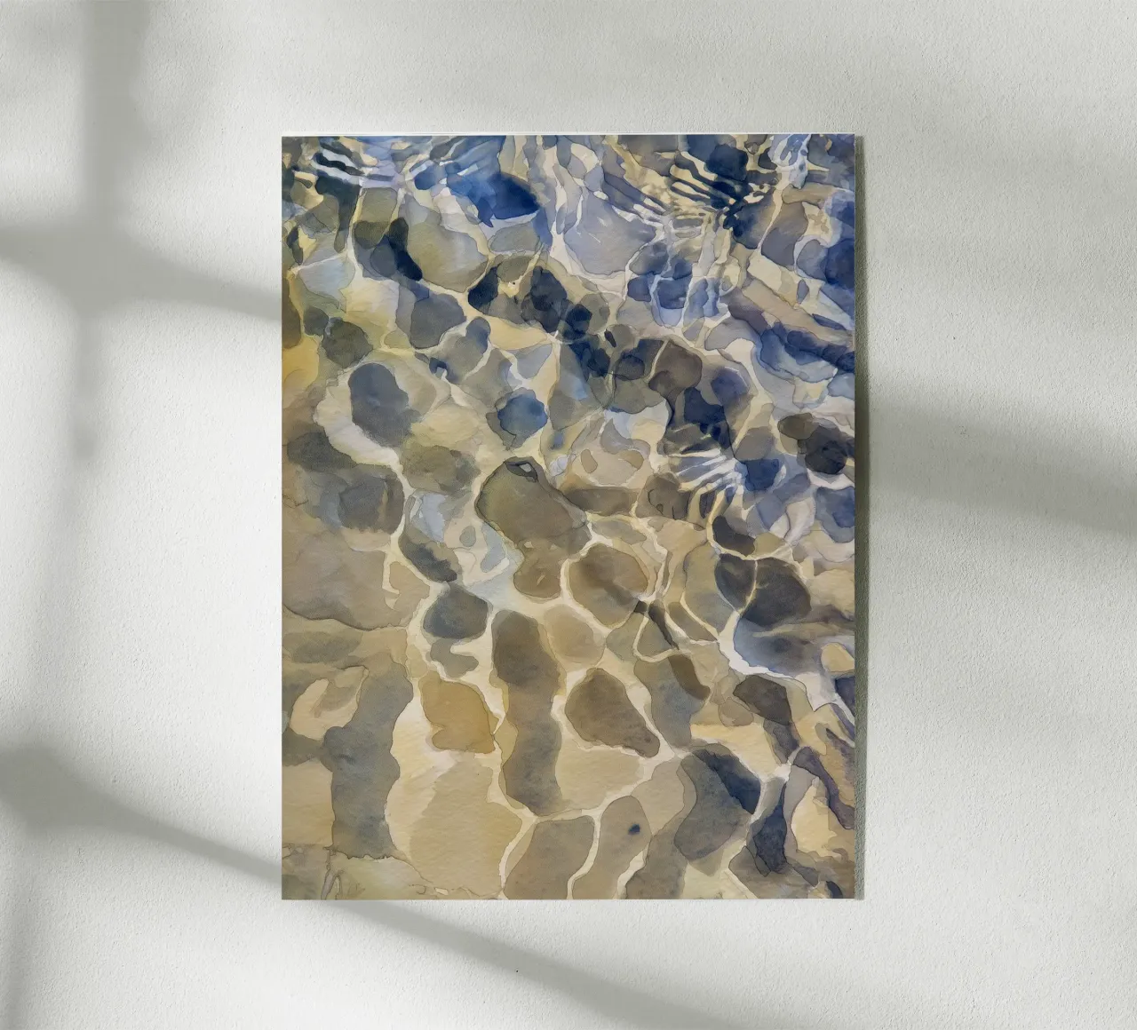 River Bed Study 1 acrylic glass by Louise Wilder Studio