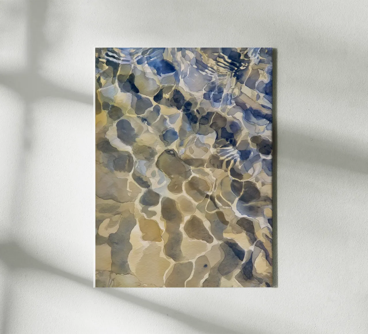 Rivierbedding Studie 1 canvas met Baklijst van Luke Wilder Studio