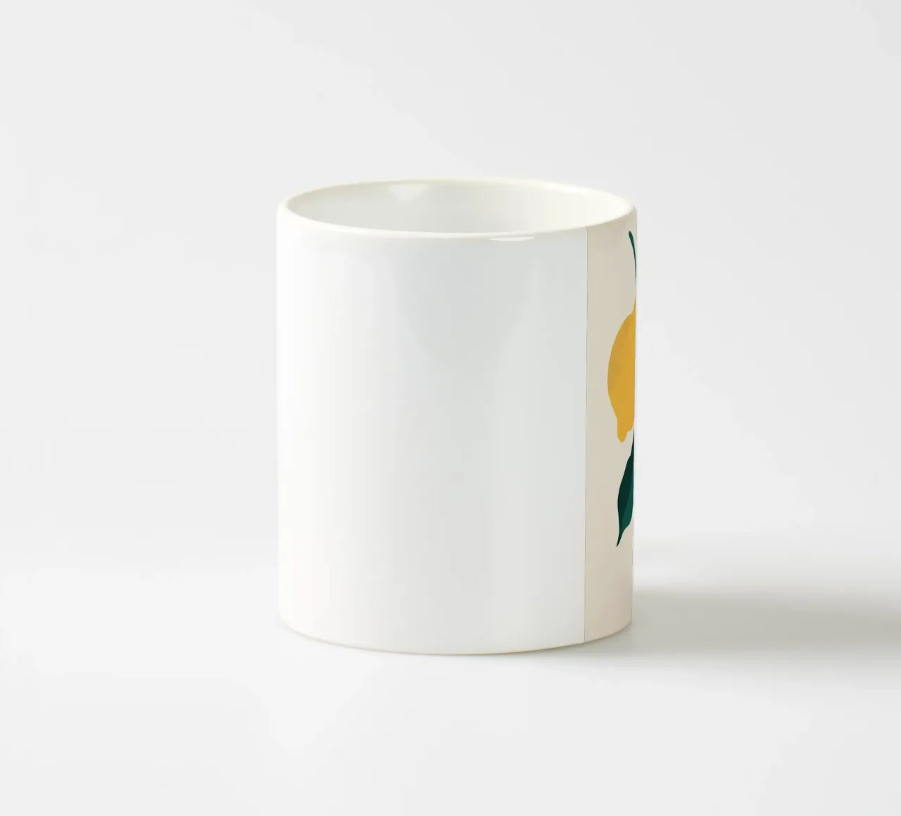 Ramo di limone semplice tazza in ceramica da Mark Solaria