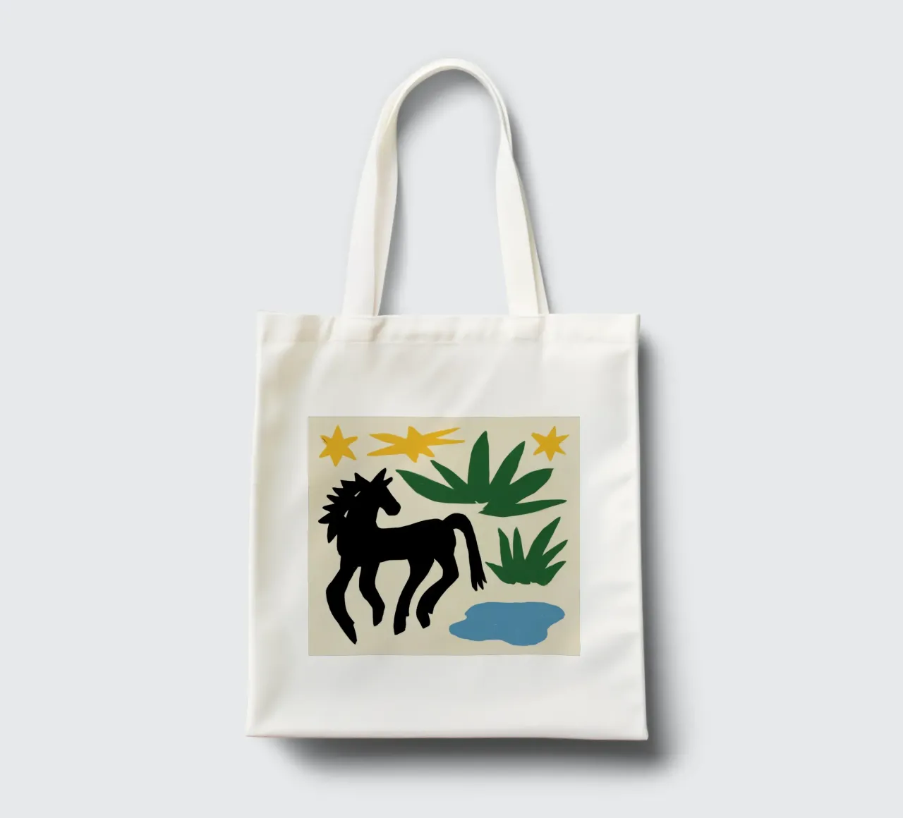 Modulo Stallone di Mezzanotte borsa in juta da Trace Brush