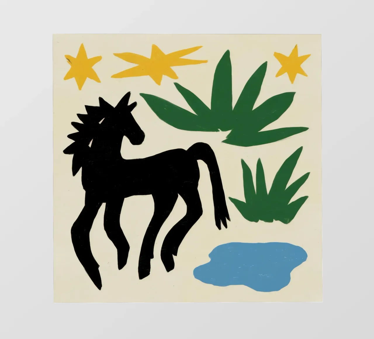 Modulo Stallone di Mezzanotte telo in pvc da Trace Brush