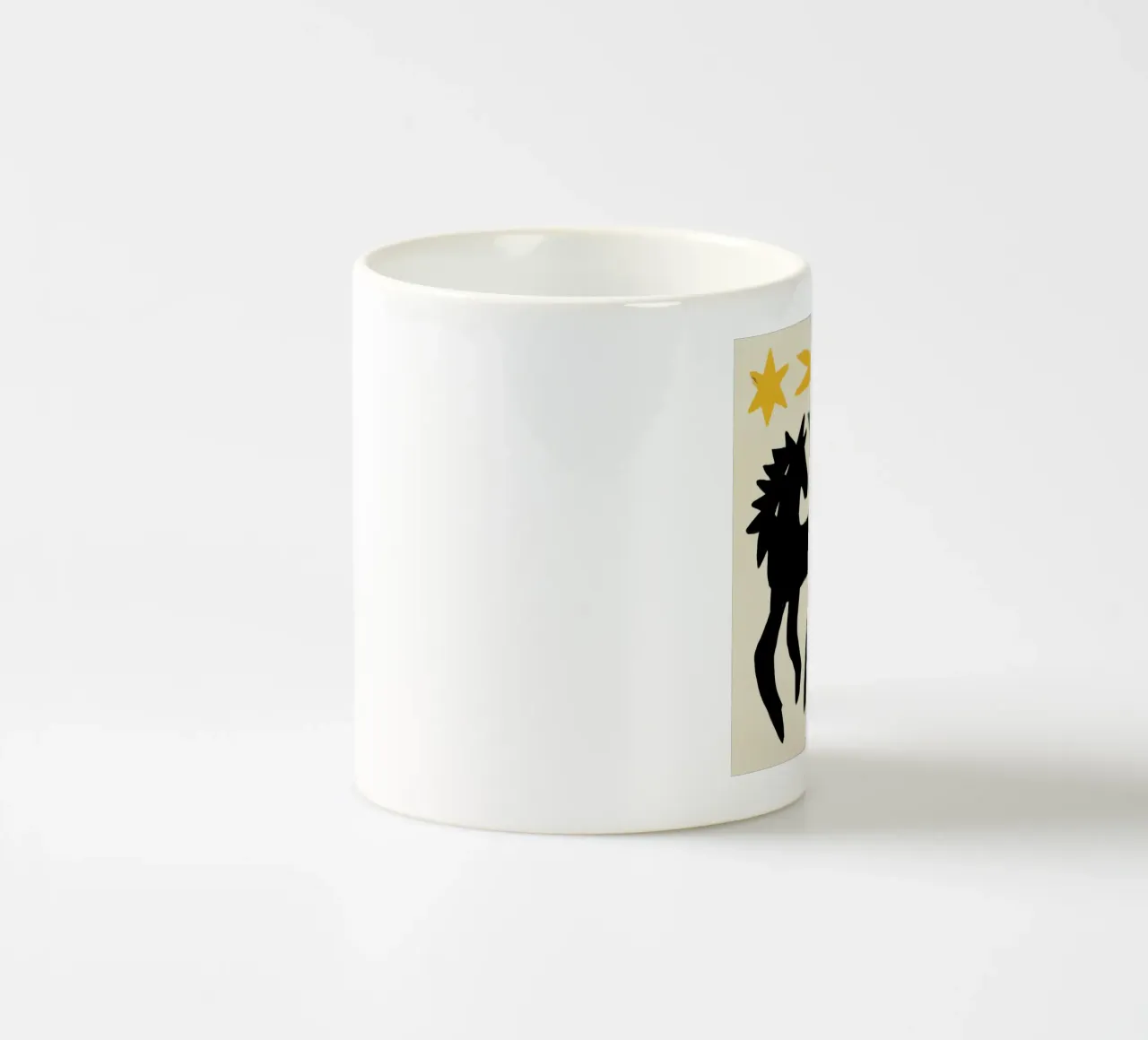 Modulo Stallone di Mezzanotte tazza in ceramica da Trace Brush