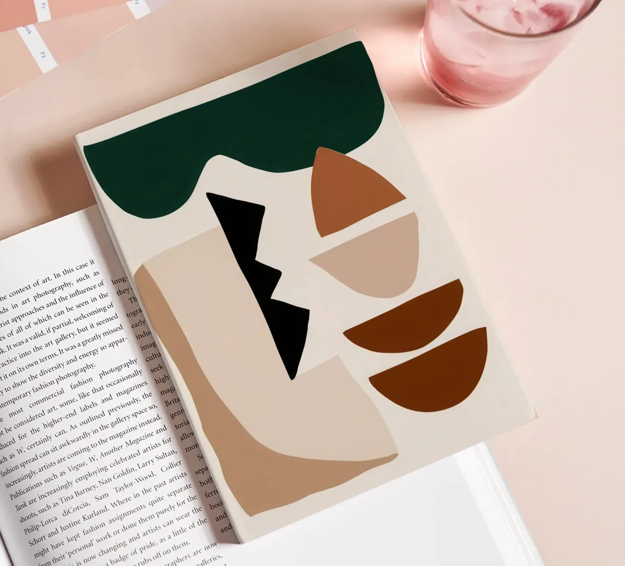 Earthy Abstract Forms notebook by Gaia Viesta