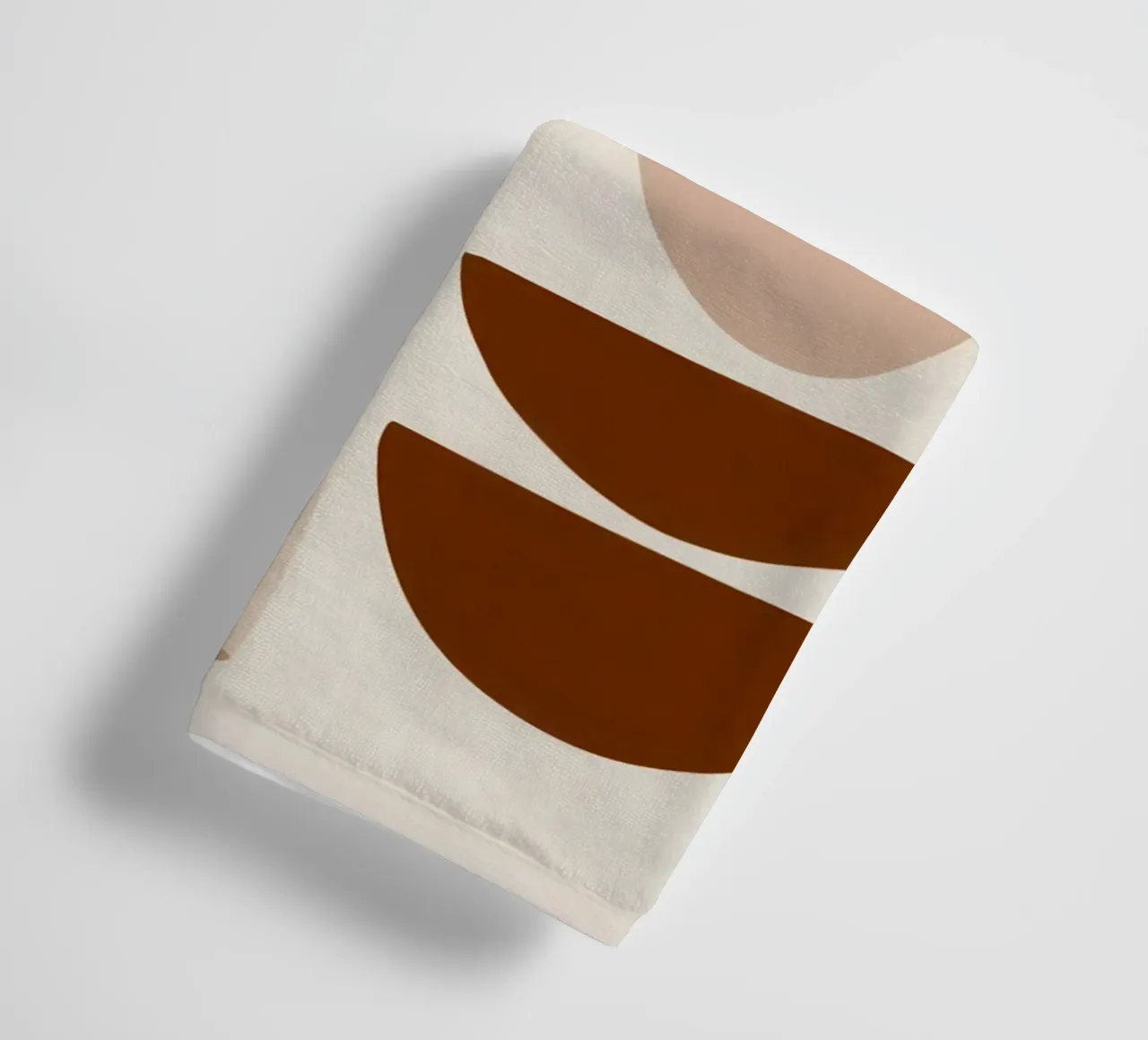 Earthy Abstract Forms towel by Gaia Viesta
