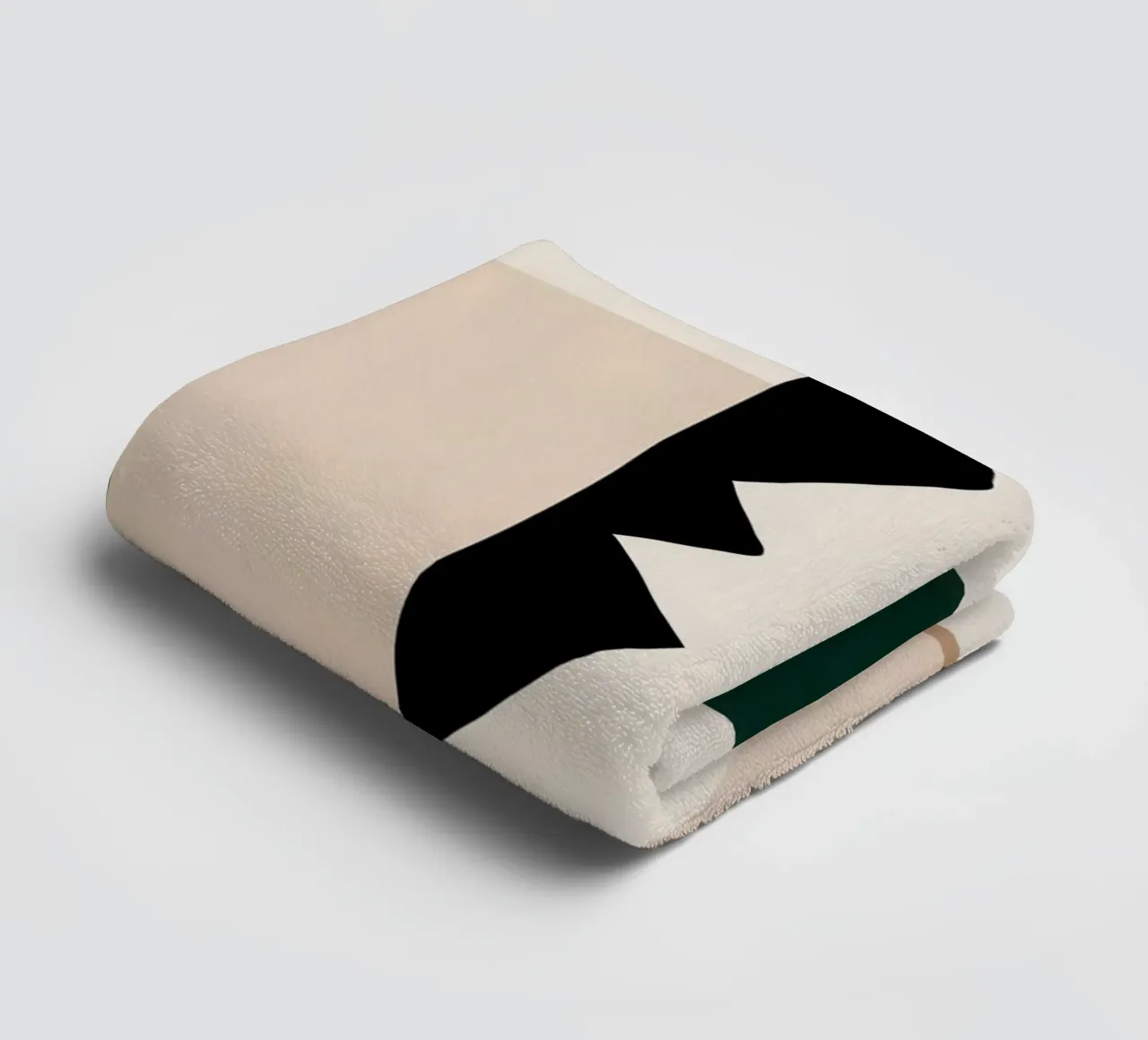 Earthy Abstract Forms towel by Gaia Viesta