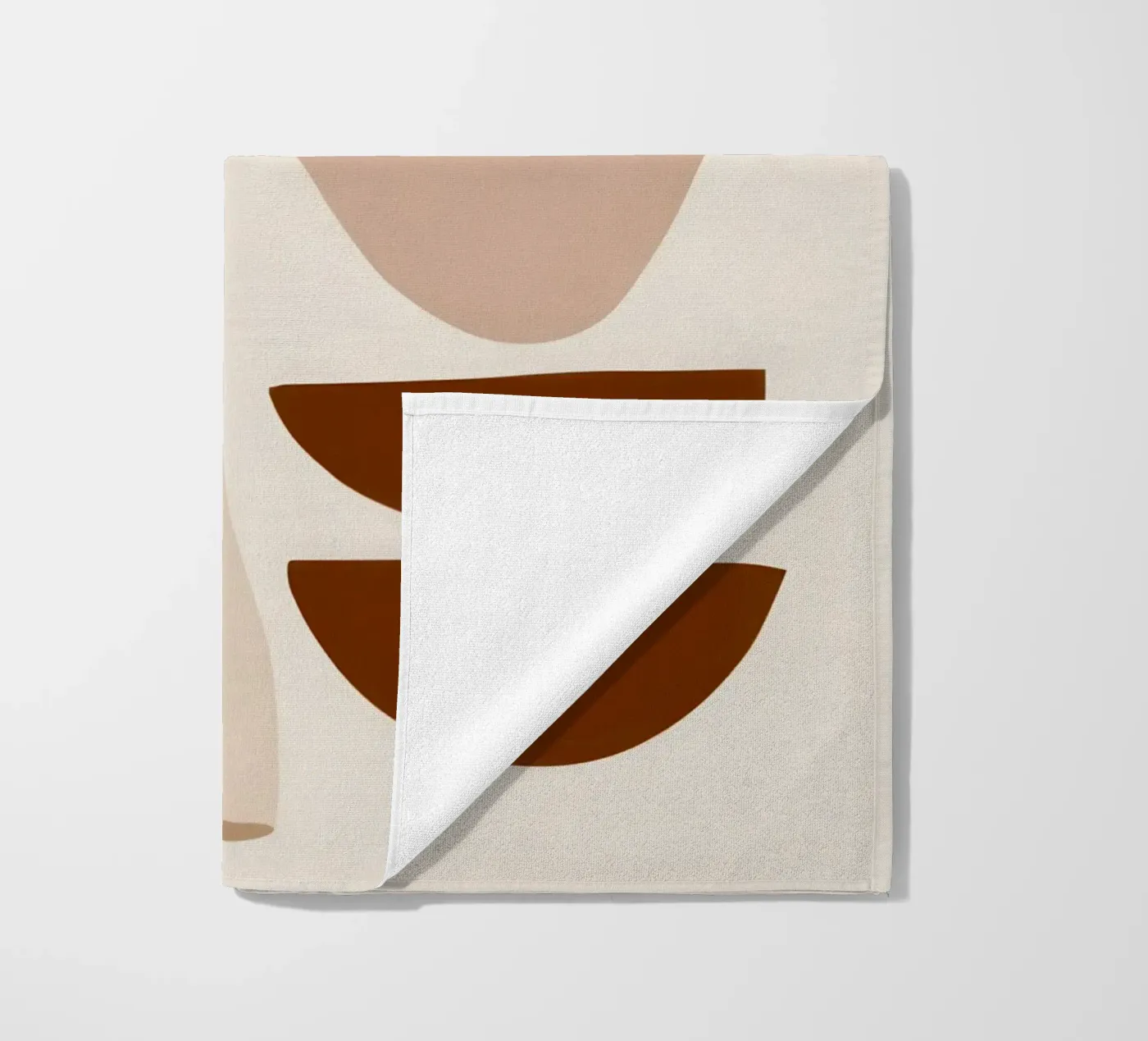 Forme astratte e terrose telo mare da Gaia Viesta