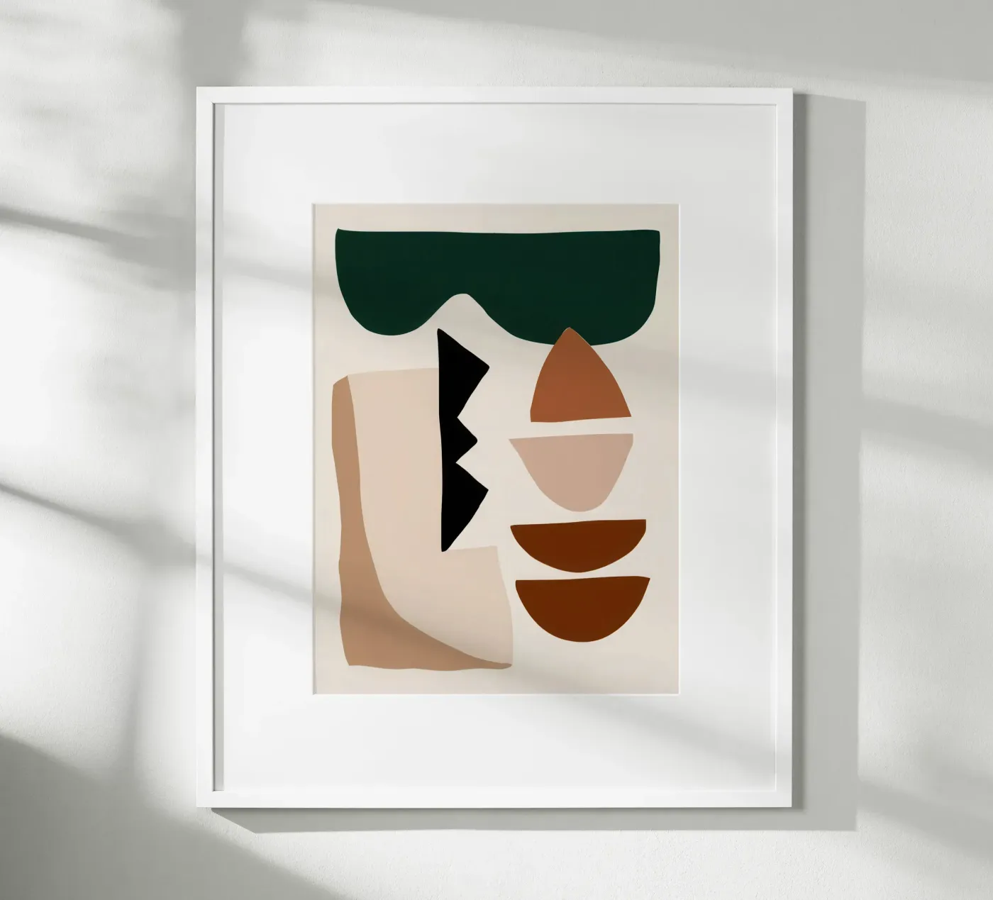 Earthy Abstract Forms poster by Gaia Viesta