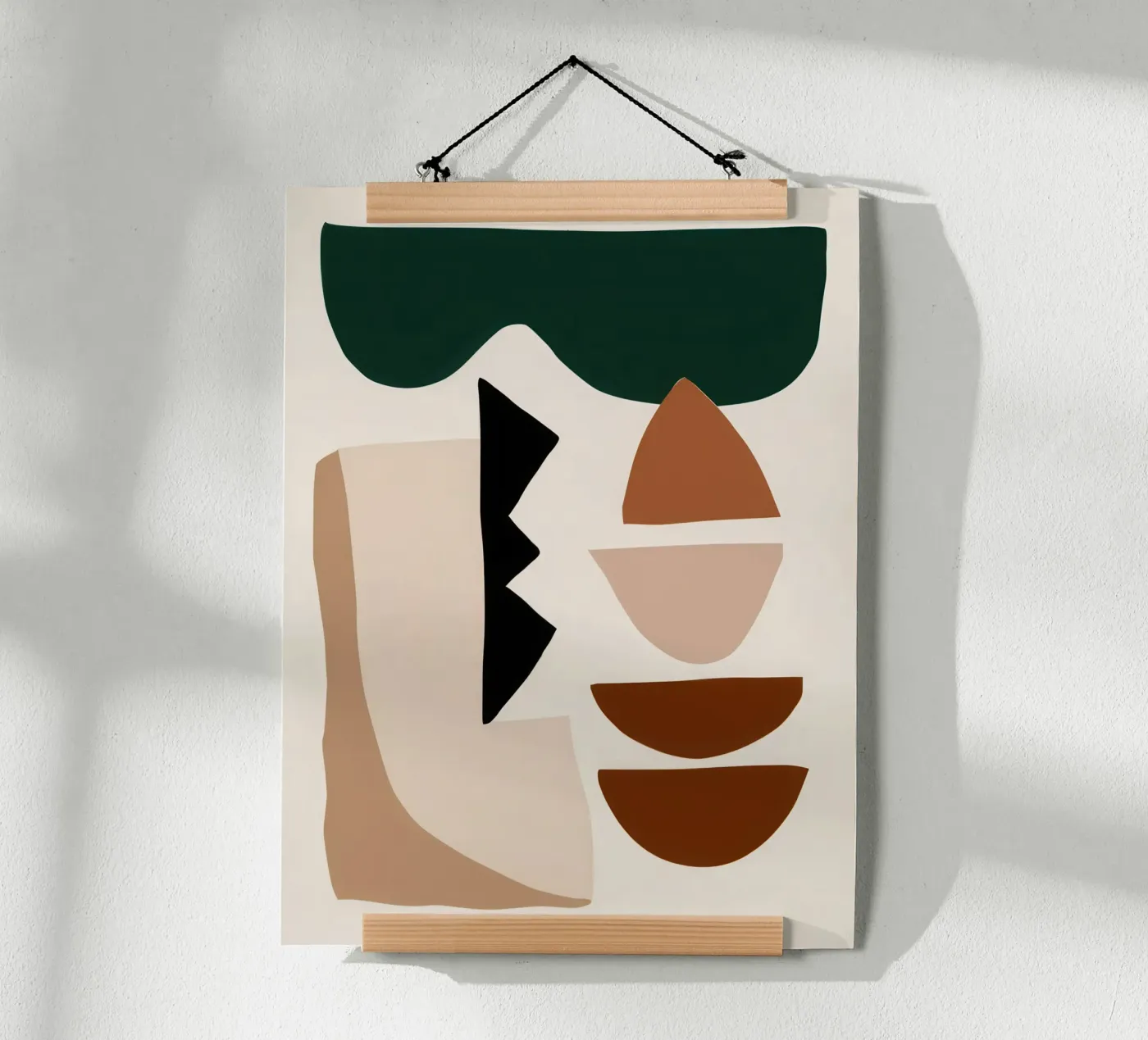 Earthy Abstract Forms poster by Gaia Viesta