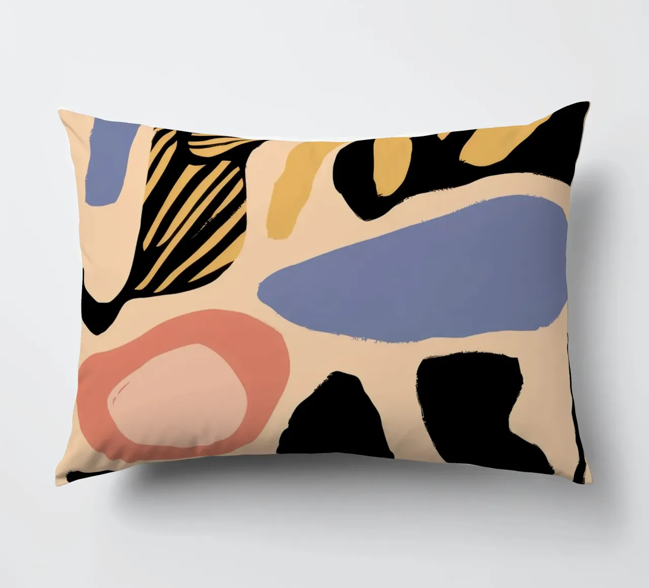 Abstract Face Forms decorative cushion by Mark Solaria