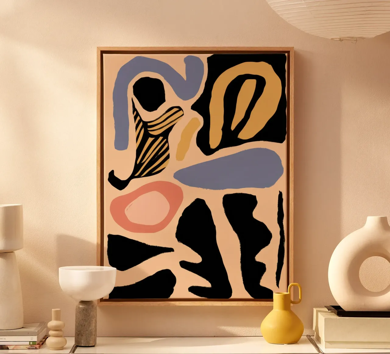 Abstract Face Forms canvas by Mark Solaria