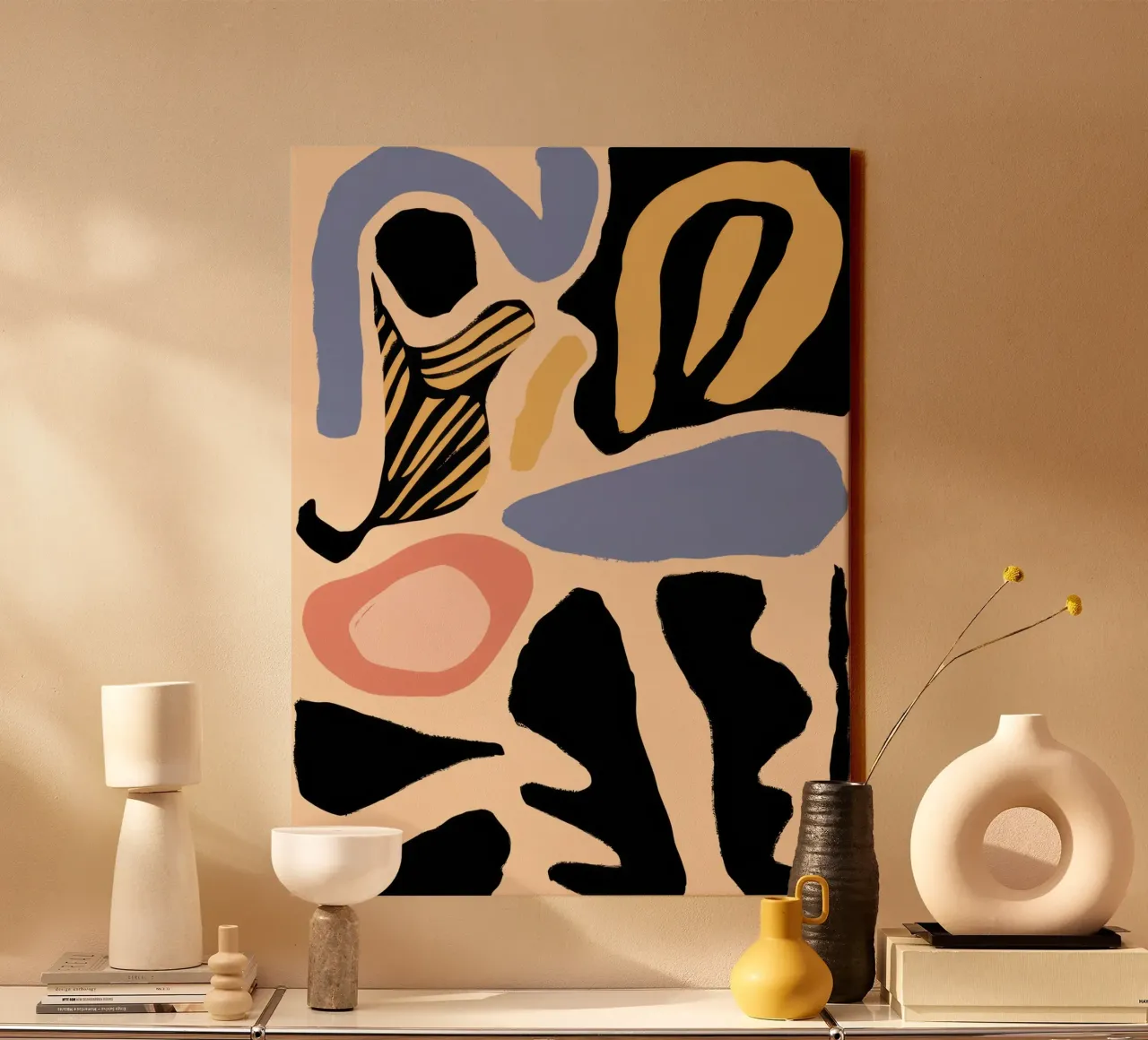Abstract Face Forms canvas by Mark Solaria