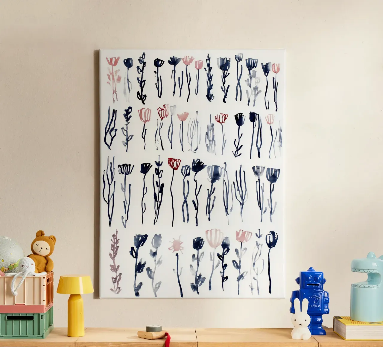 Studi sulle staminali tela con Cornice a cassetta da Sophia Calder Studio
