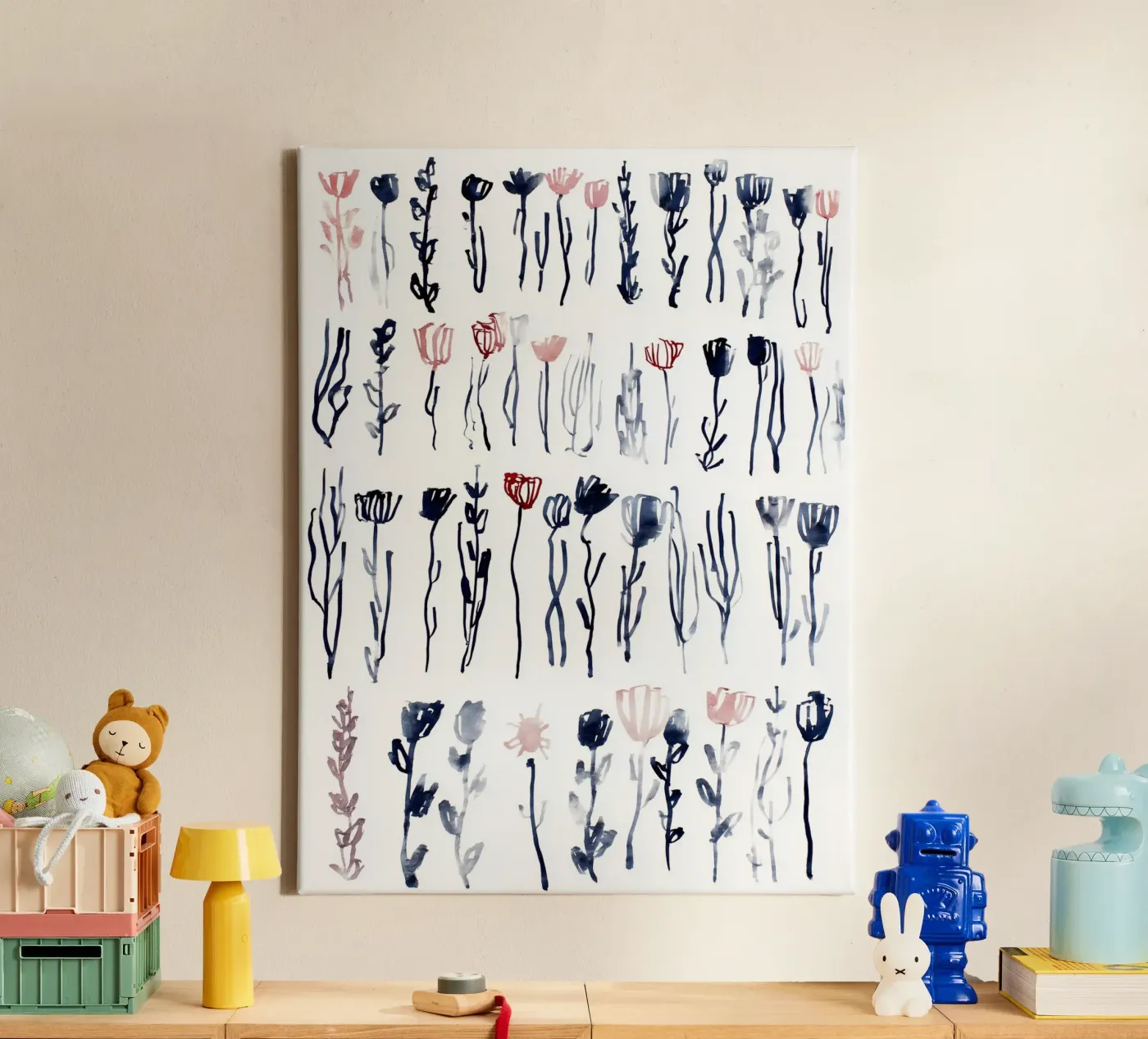 Stem Studies canvas by Sophia Calder Studio