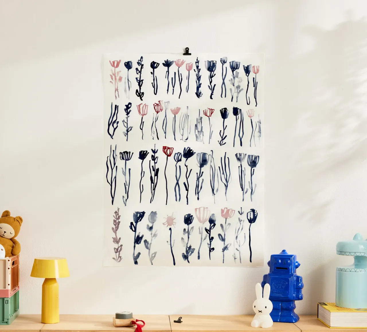 Studi sulle staminali poster con telaio in plastica da Sophia Calder Studio