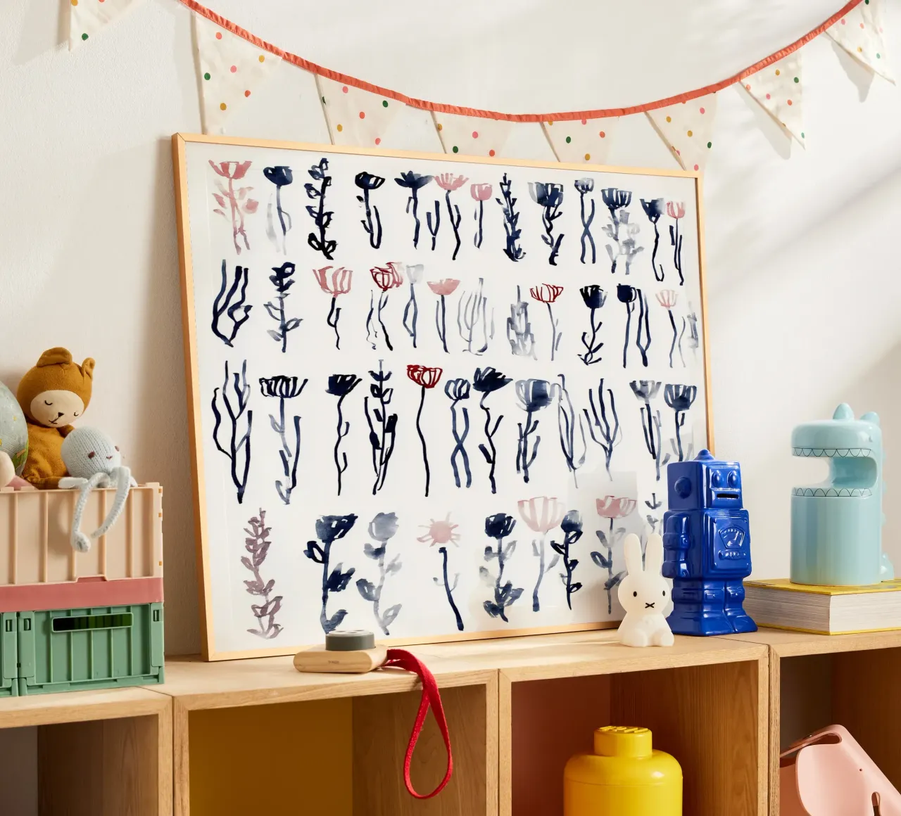 Studi sulle staminali poster con telaio in plastica da Sophia Calder Studio