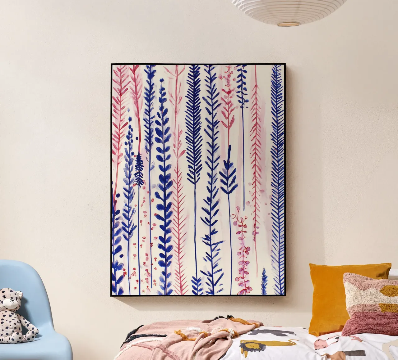 Linee floreali plexiglass da Sophia Calder Studio