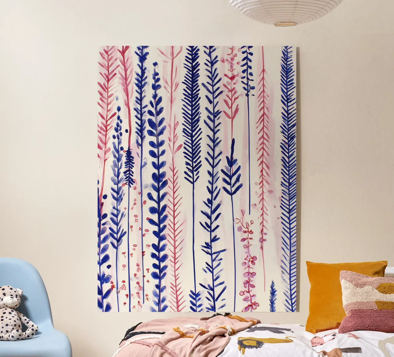 Linee floreali plexiglass da Sophia Calder Studio