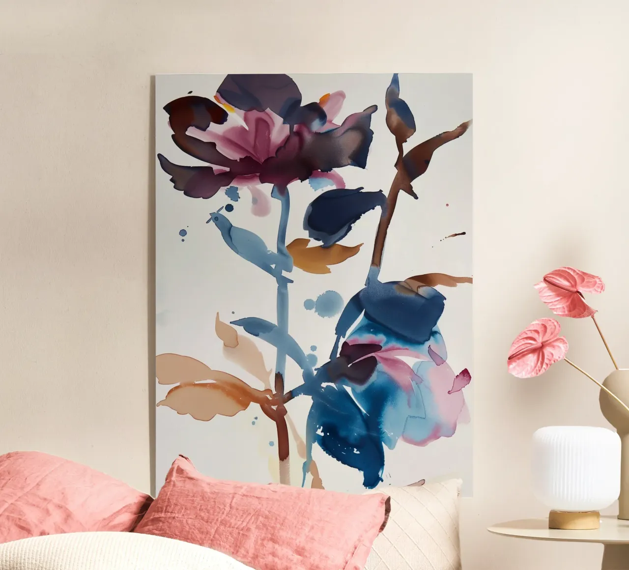 Blush Stems plexiglass da Sophia Calder Studio