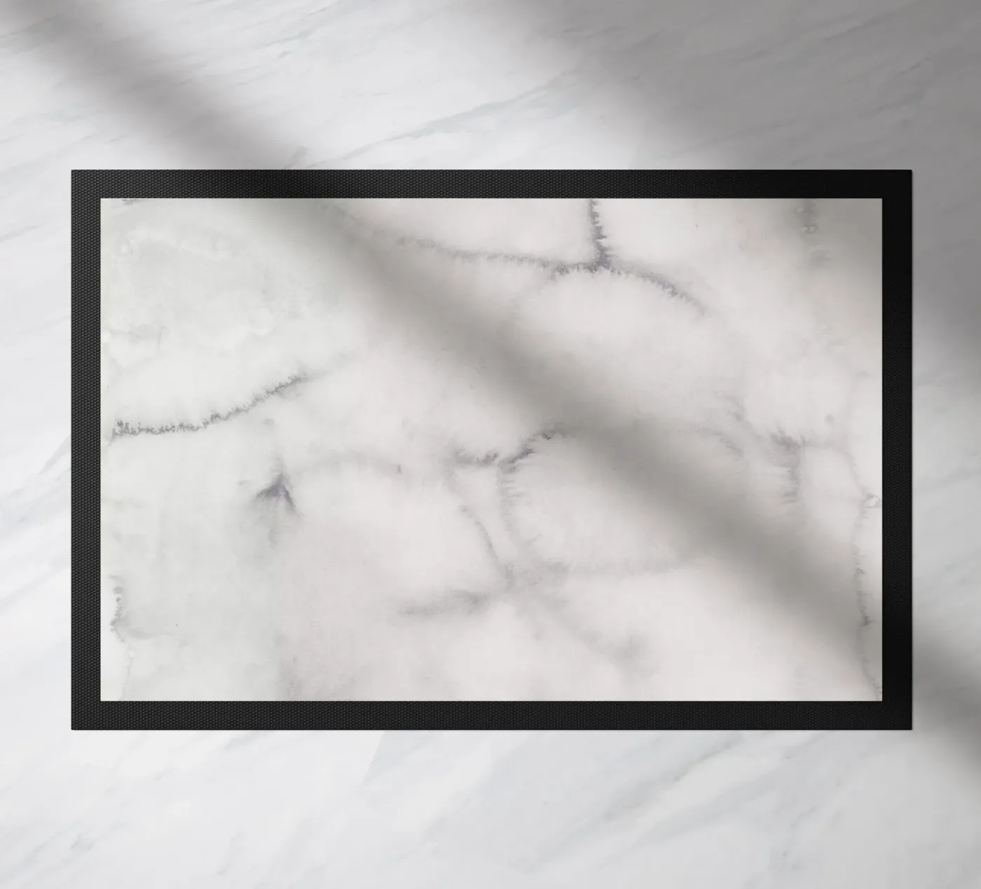 neutral greys doormat by IRIS LEHNHARDT FINE ART