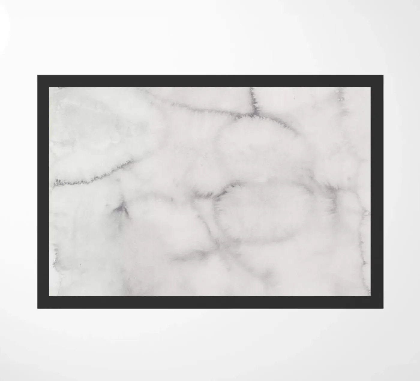 neutral greys doormat by IRIS LEHNHARDT FINE ART