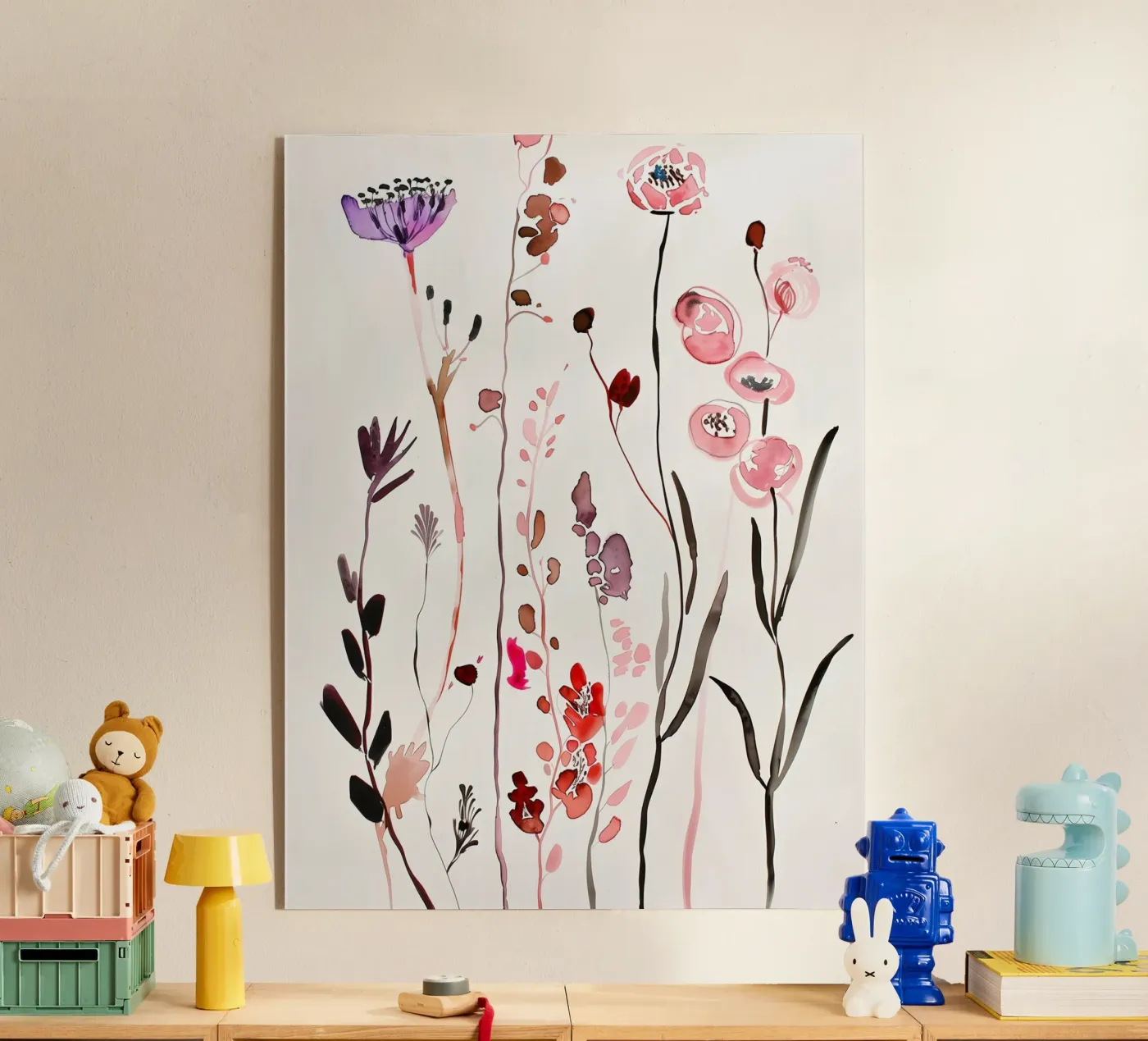 Wilde Stämme Acryl-Glas von Sophia Calder Studio