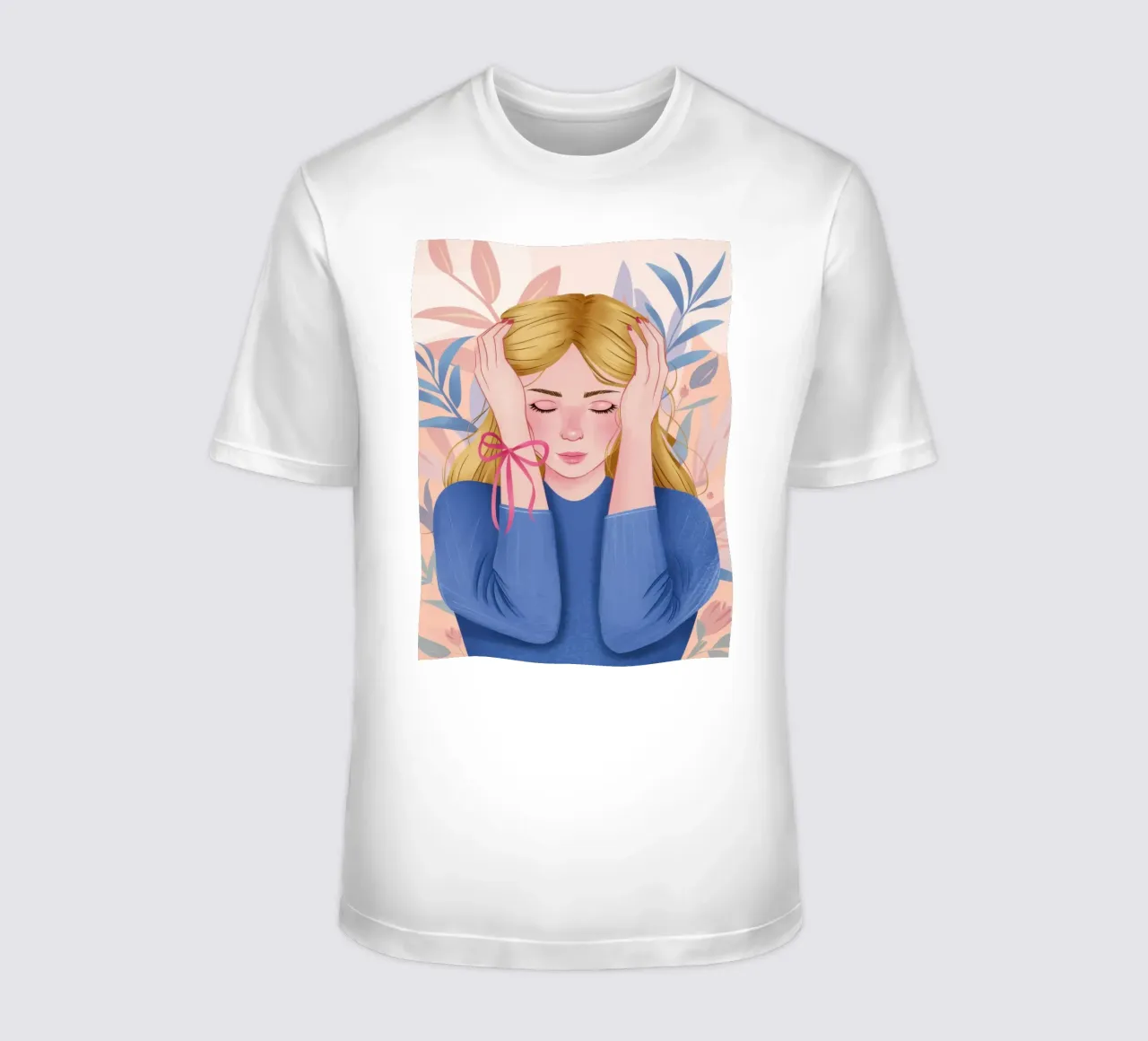 Momento blu introspettivo t-shirt da Selene Shade