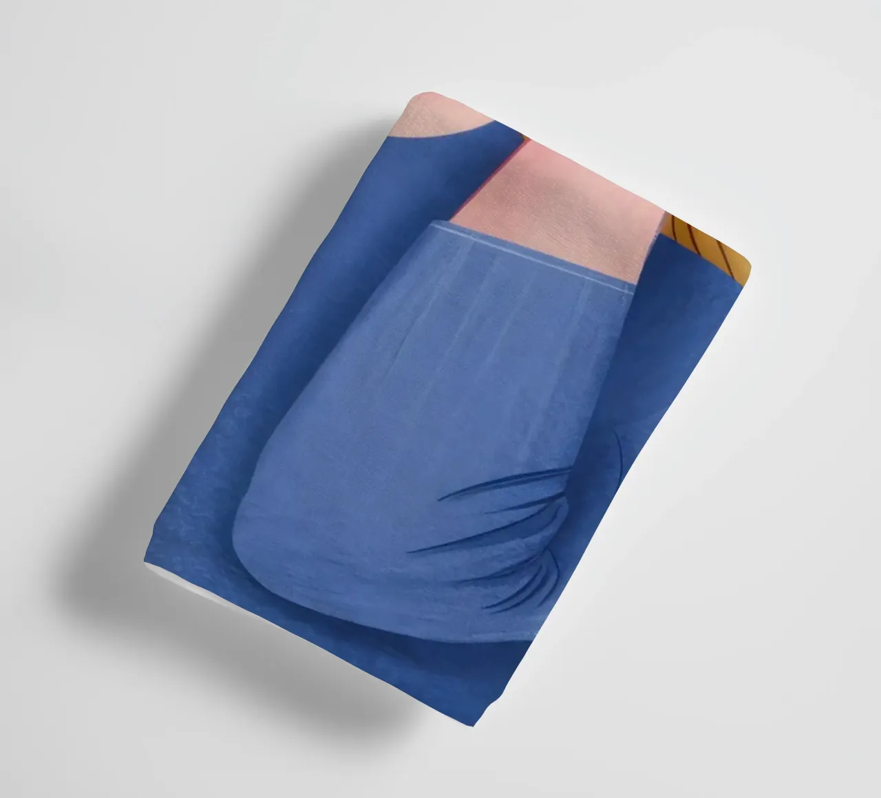 Momento blu introspettivo asciugamano da bagno da Selene Shade
