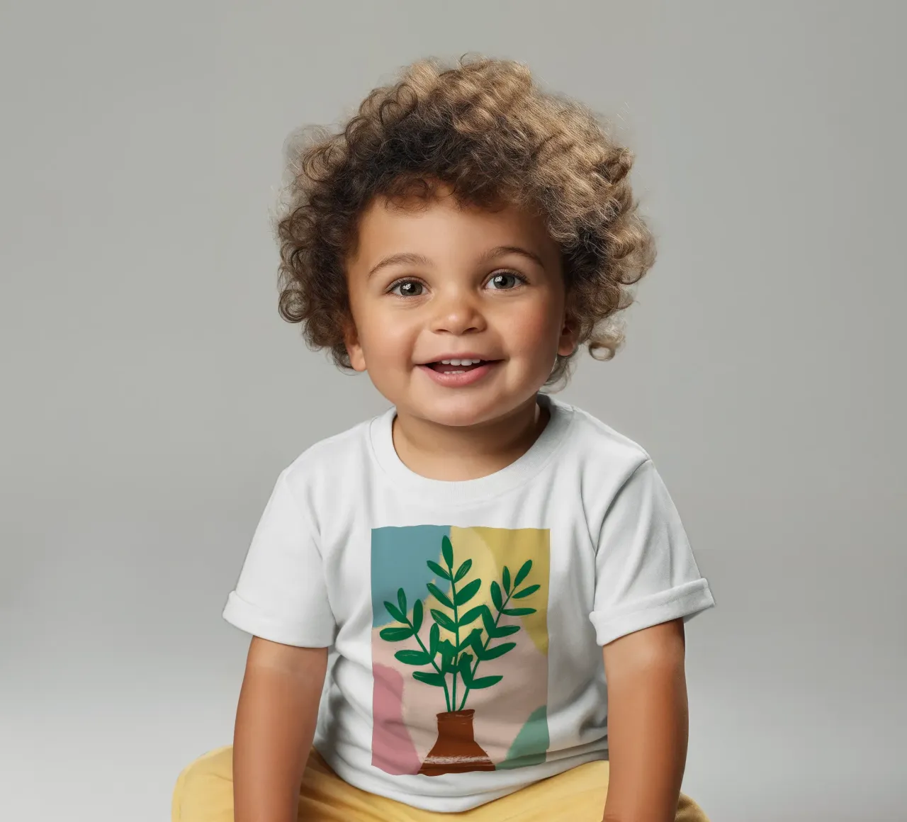 Verde semplice in vaso maglietta neonato da Irish Strokes