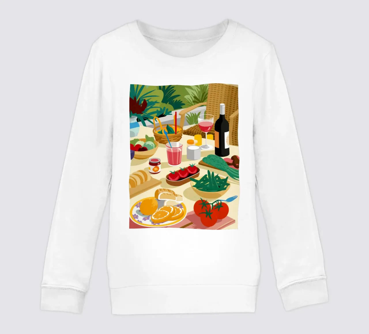 Un ricco picnic felpa bambino da Mark Solaria
