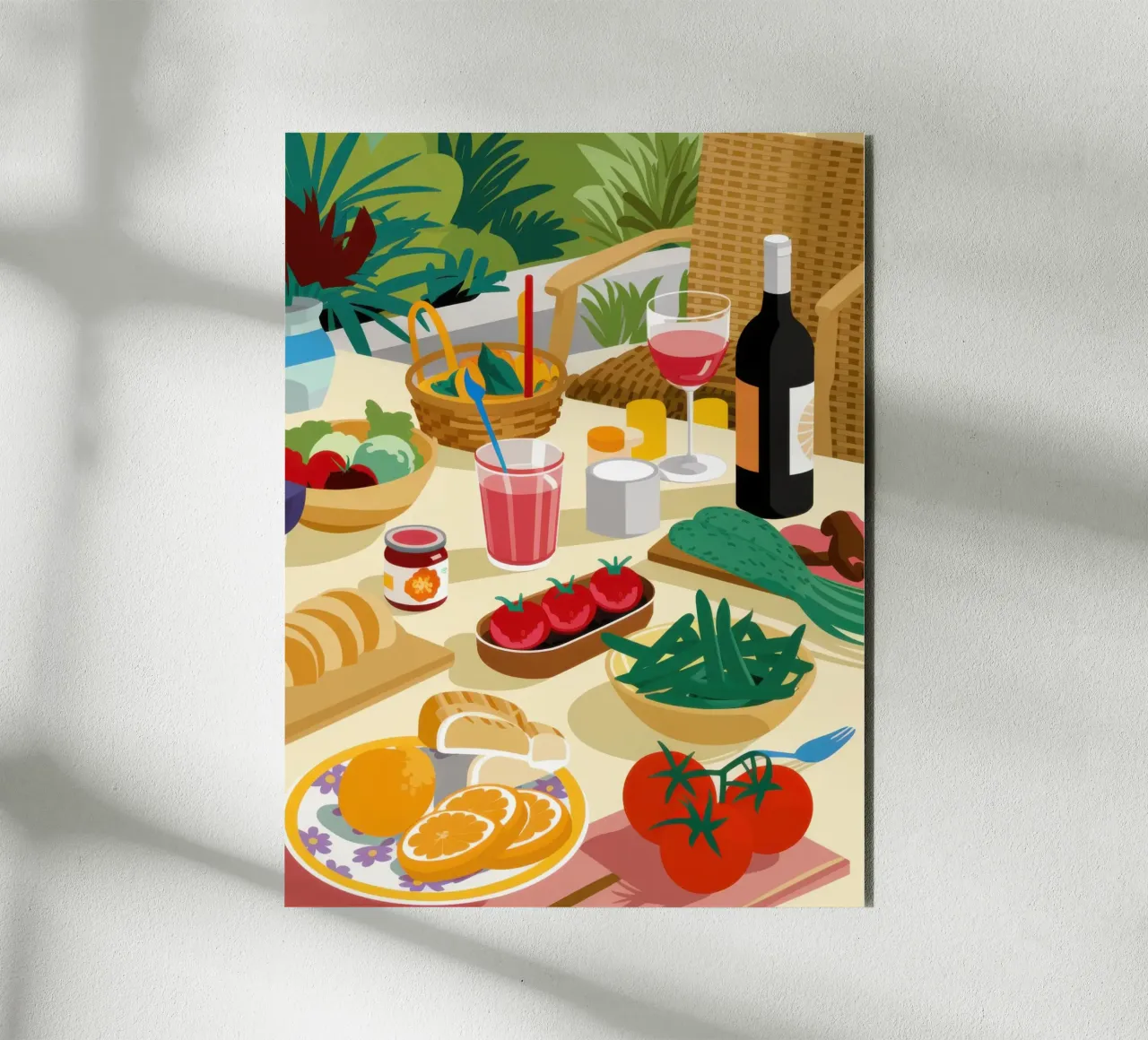 Un ricco picnic alluminio dibond da Mark Solaria