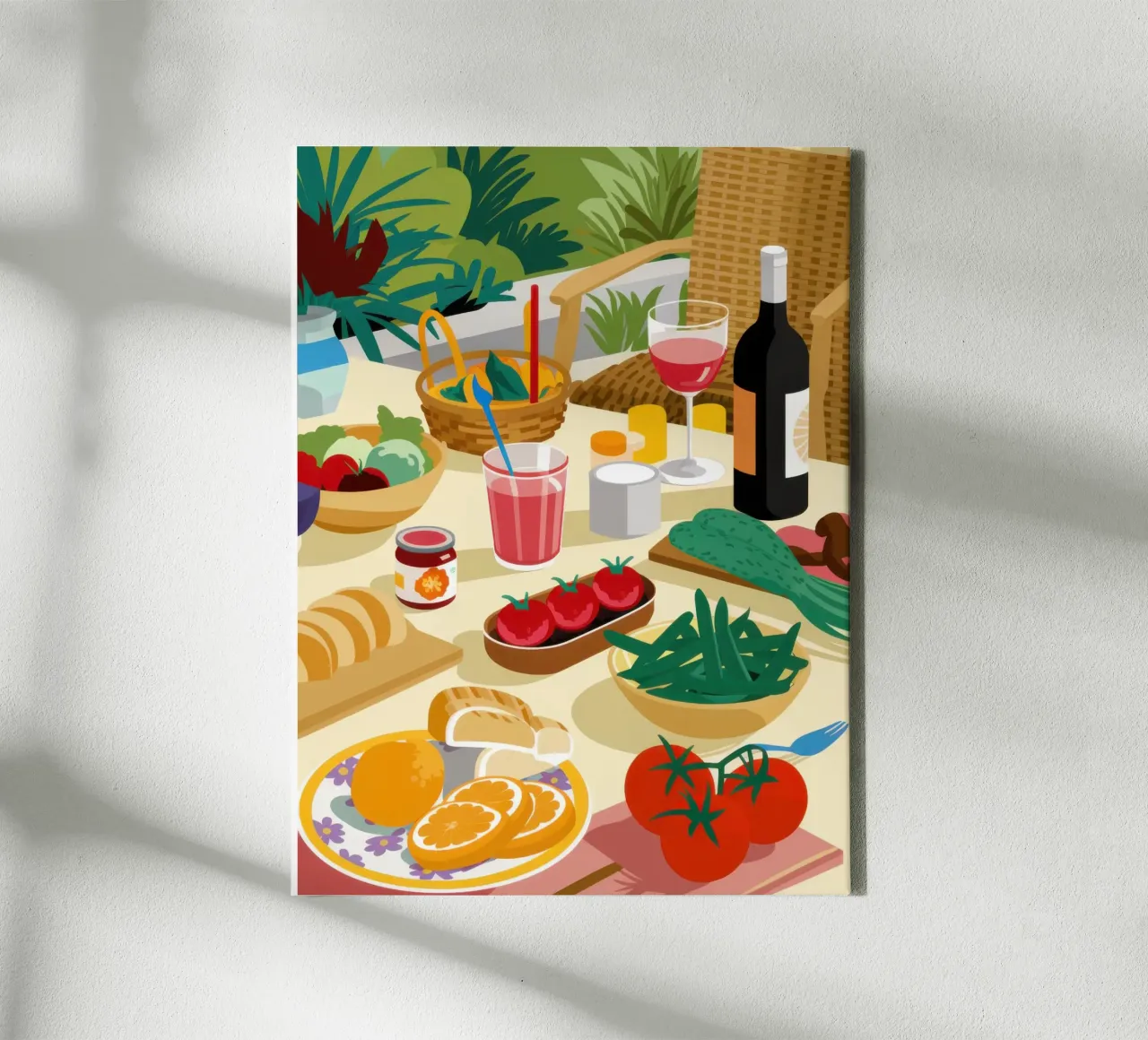 Overvloedig Picknickspread canvas van Mark Solaria
