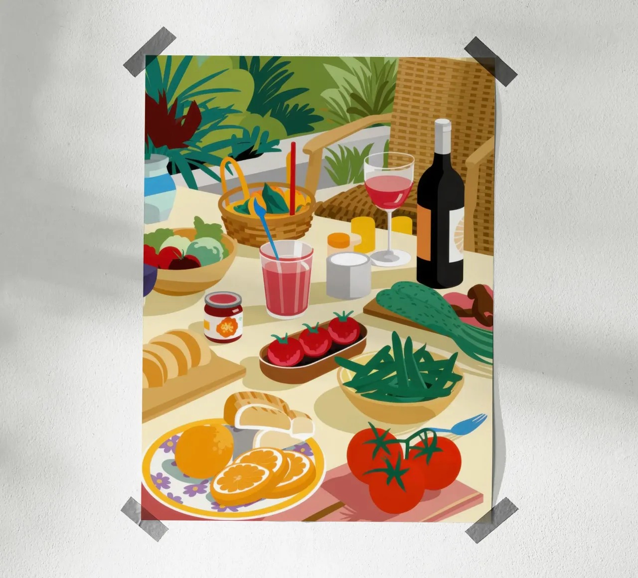 Un ricco picnic poster da Mark Solaria