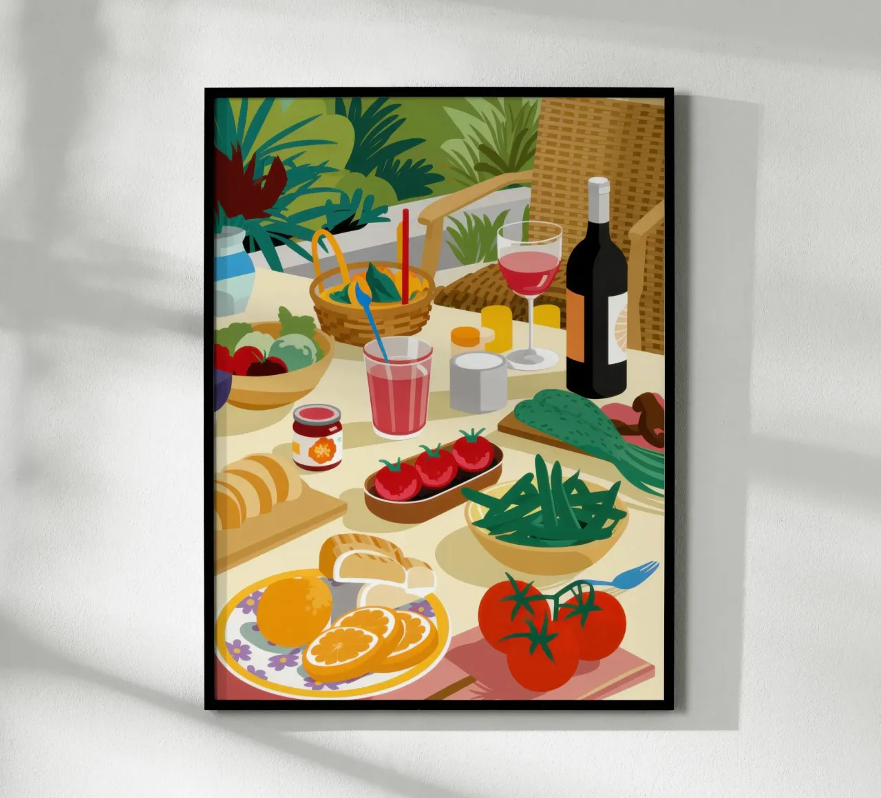 Un ricco picnic poster da Mark Solaria