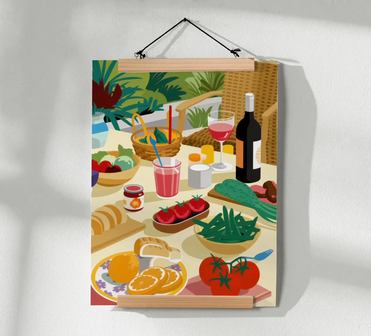 Un ricco picnic poster da Mark Solaria
