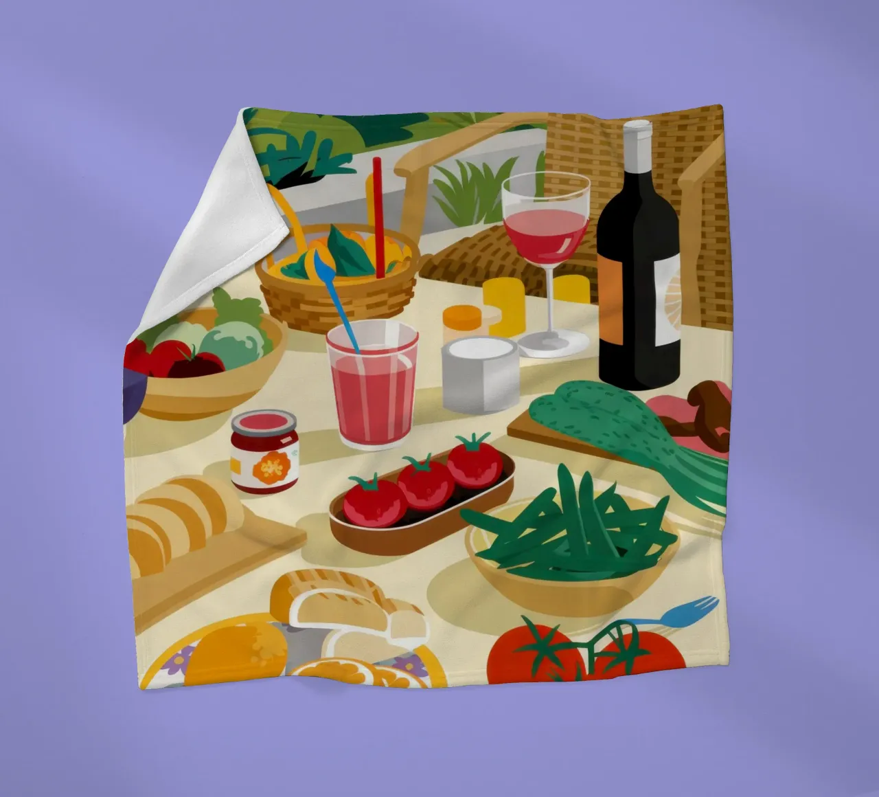 Un ricco picnic coperta in pile da Mark Solaria