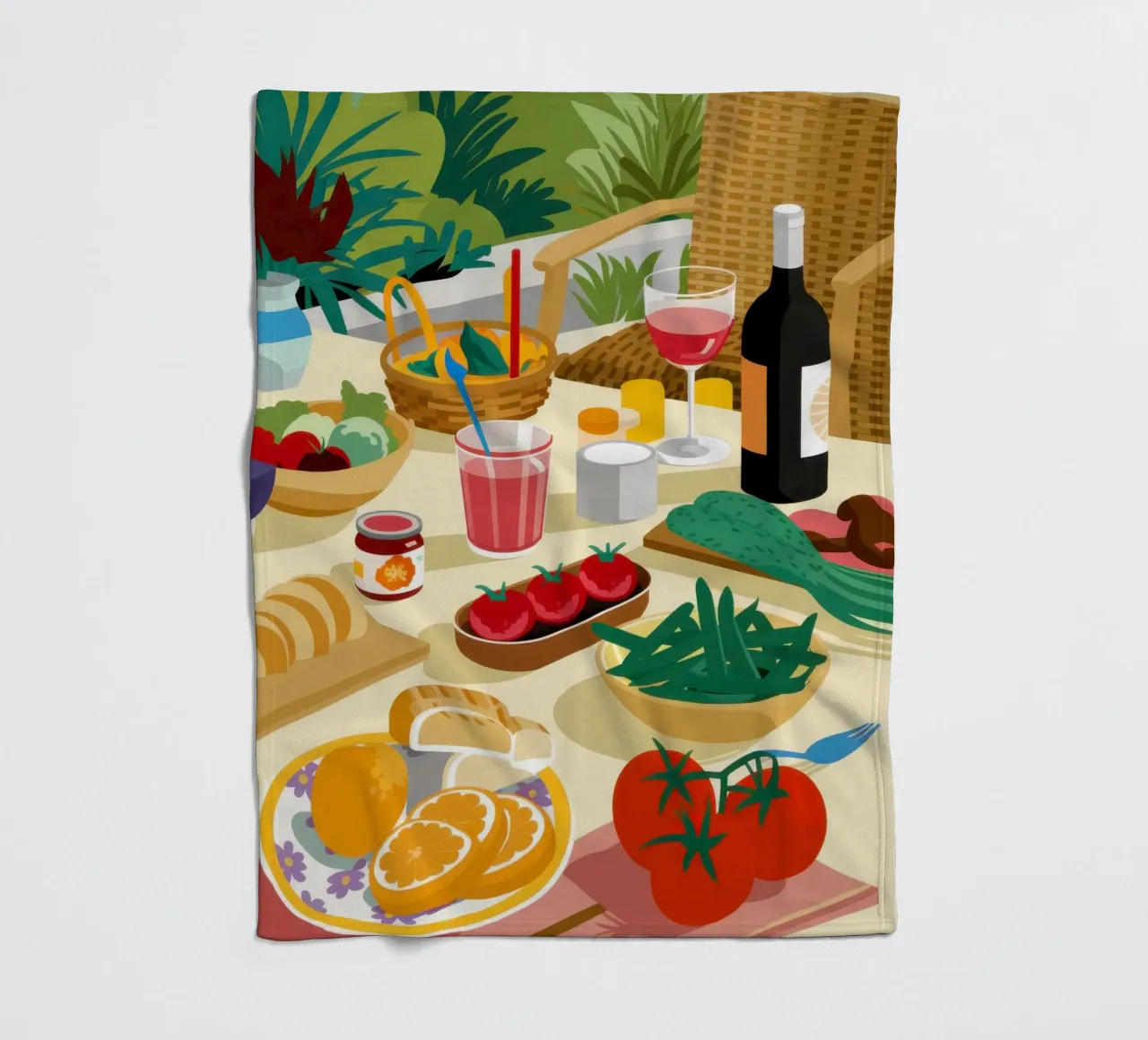 Un ricco picnic coperta in pile da Mark Solaria